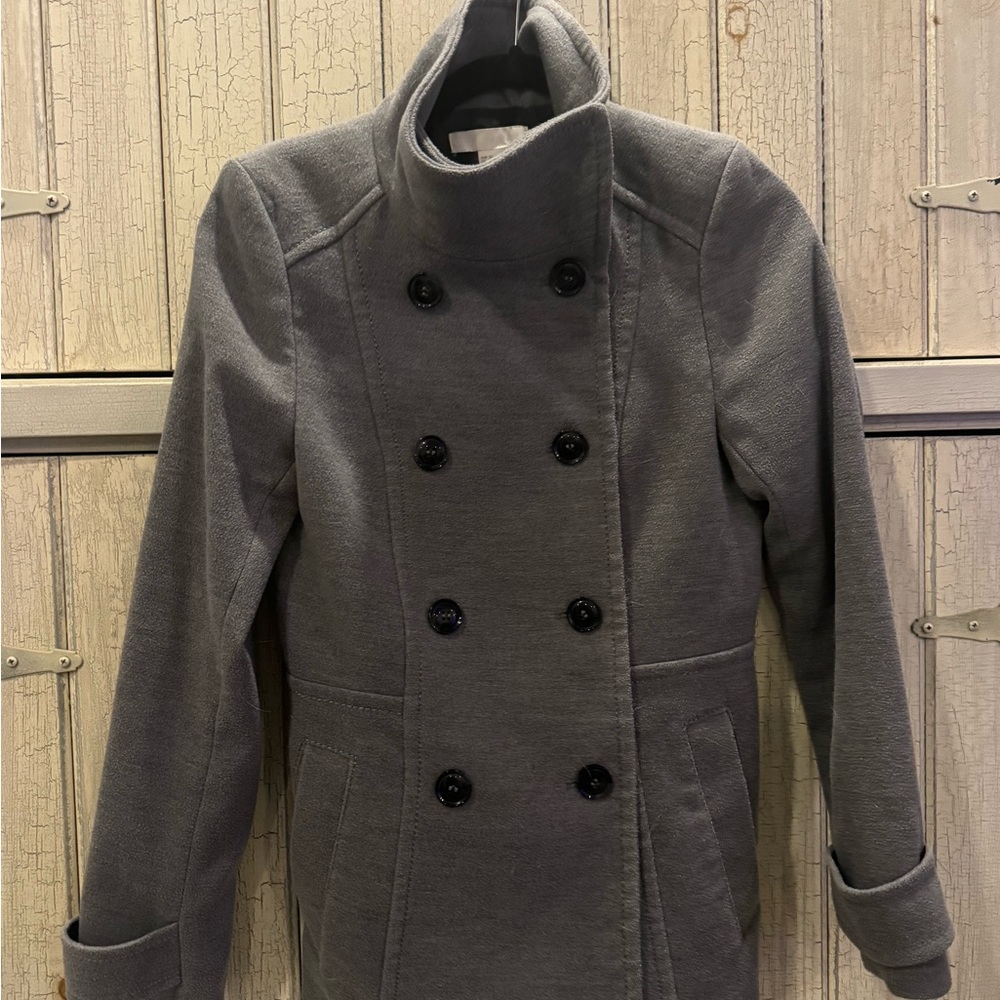 H&M Black and Gray Coat